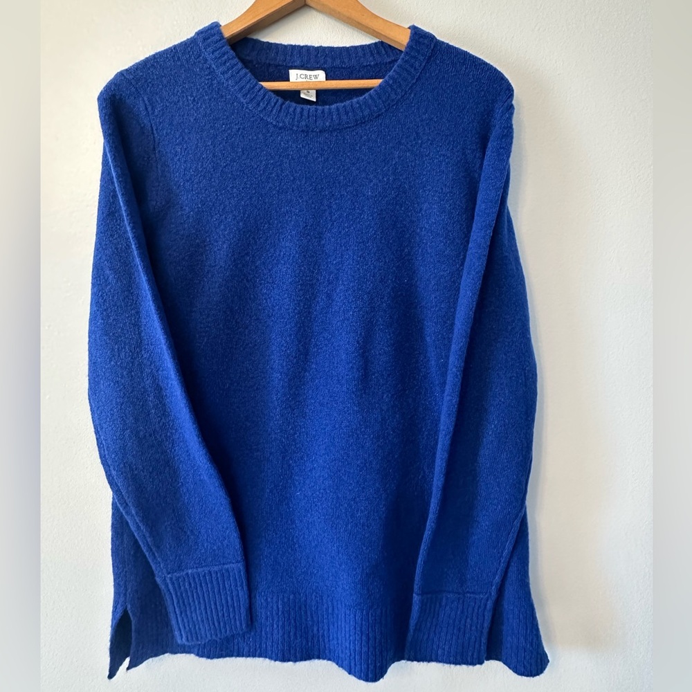 J. Crew Women’s Cobalt Blue Crewneck Sweater Size Small